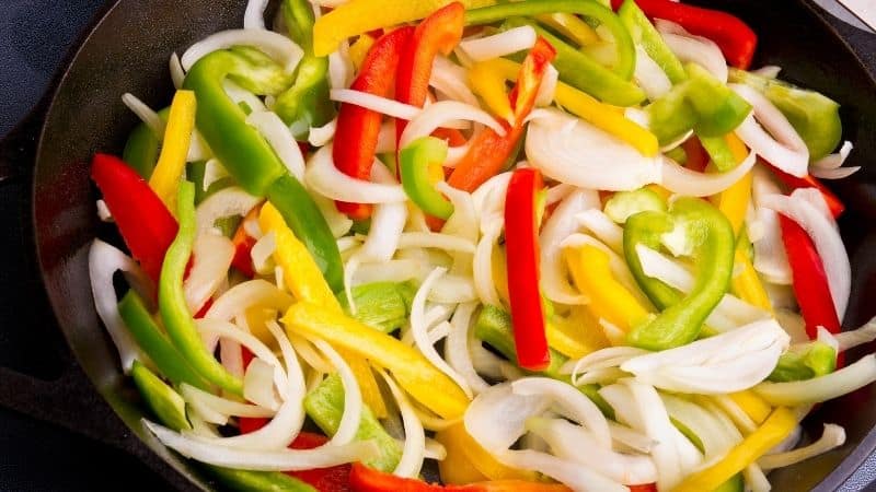Vegetable and peppers