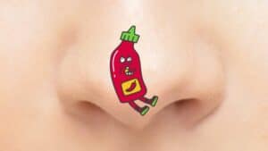 Do This When You Get Hot Sauce in Your Nose