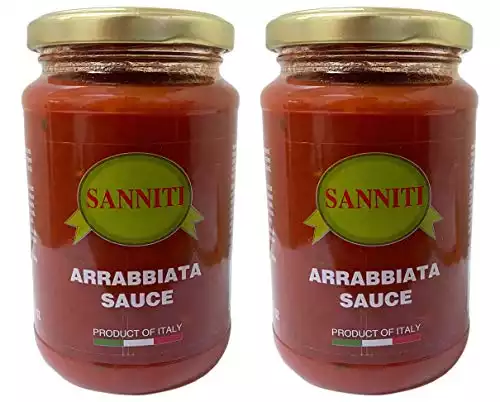 Sanniti Gourmet Italian Arrabbiata Sauce, 12.3 oz (Pack of 2)