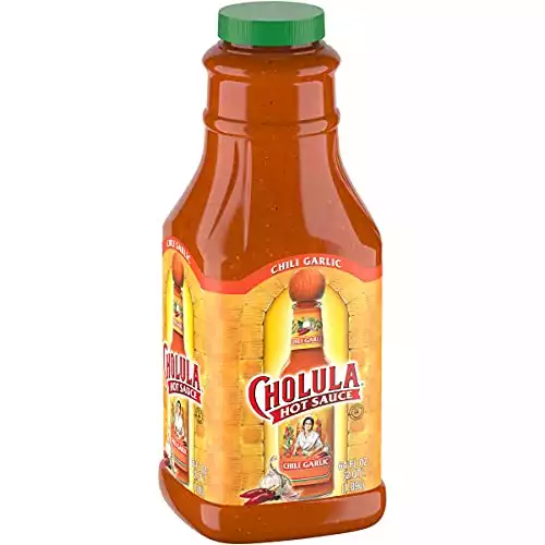 Cholula Chili Garlic Hot Sauce, 64 fl oz