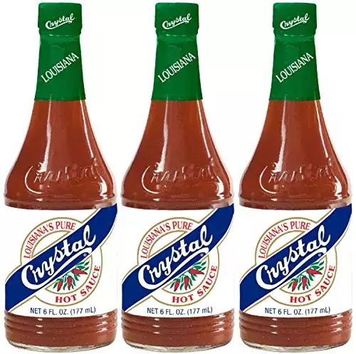 Crystal Hot Sauce Louisiana's Pure Hot Sauce 6 oz (Pack of 3)