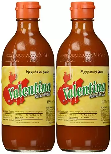 Valentina Salsa Picante Mexican Hot Sauce – 12.5 oz. (Pack of 2) – SET OF 2