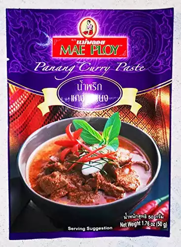 MAE PLOY Panang Curry Paste 50g. (Pack of 1 ) // Ship By Benjawan Shop