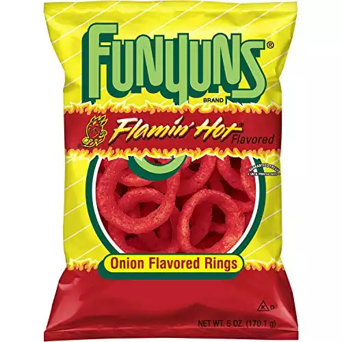 Funyuns Flamin' Hot Onion Flavored Rings, 6 oz