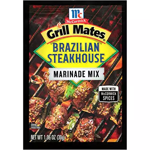 McCormick Grill Mates Brazilian Steakhouse Marinade, 1.06 oz, Pack of 12