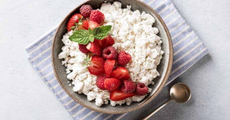 Cottage cheese bowl