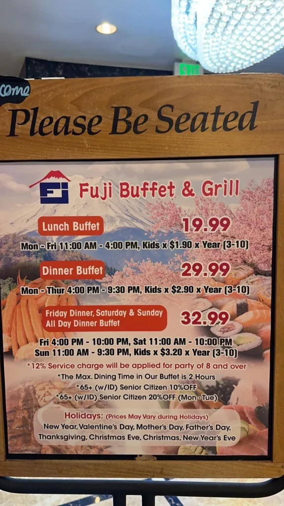 fuji buffet grill