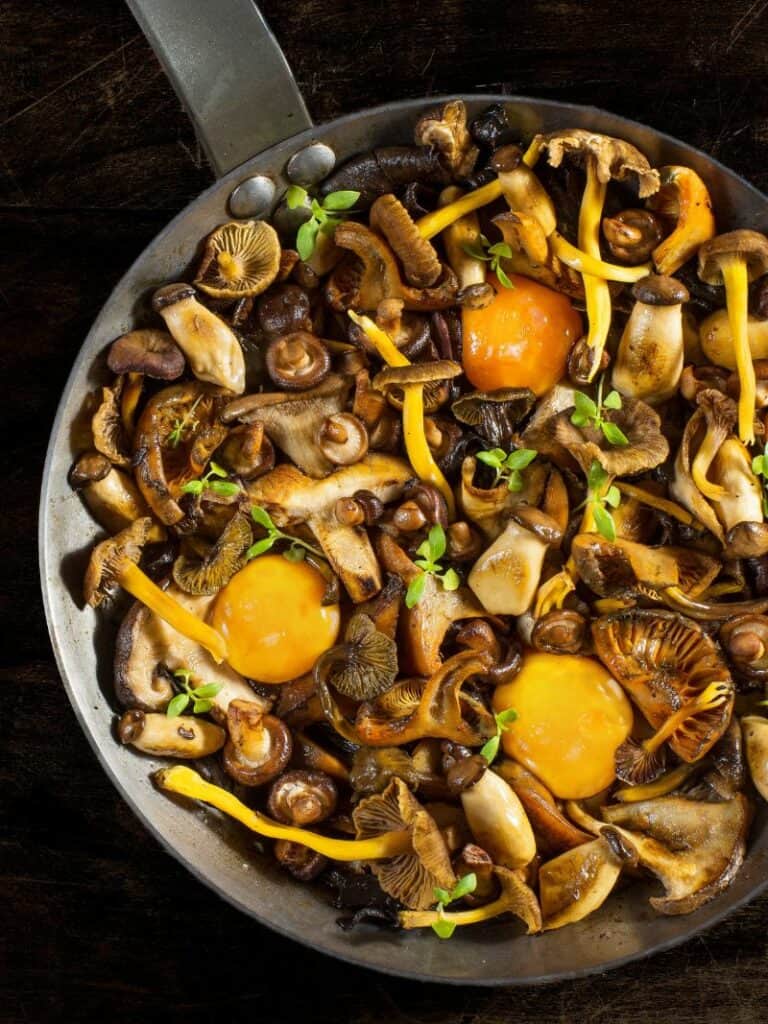 Watercress and Mushroom Stir Fry