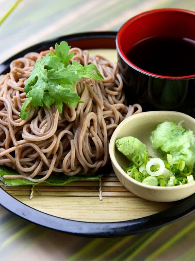 wasabi and noodles