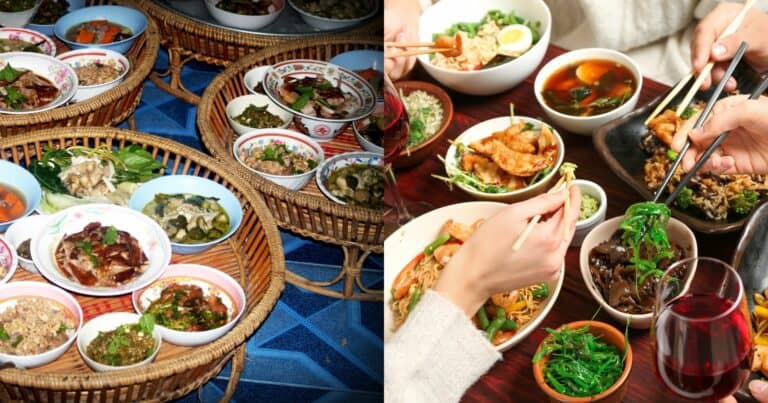difference between thai food and chinese food