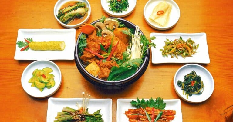 how many calories in korean food
