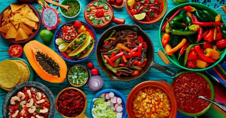 different types of mexican food