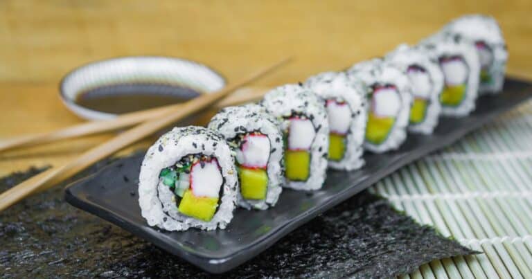 is sushi fattening california roll