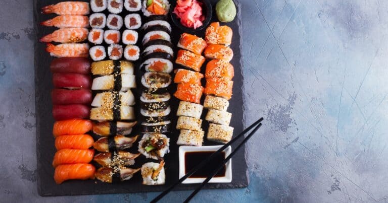 is sushi high in protein